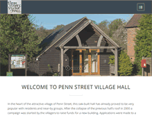 Tablet Screenshot of pennstreethall.co.uk